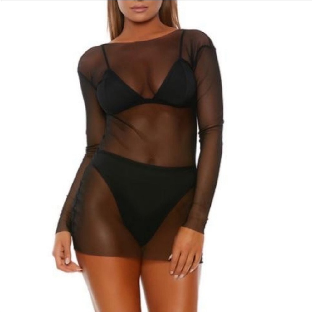 Mesh Mini Dress